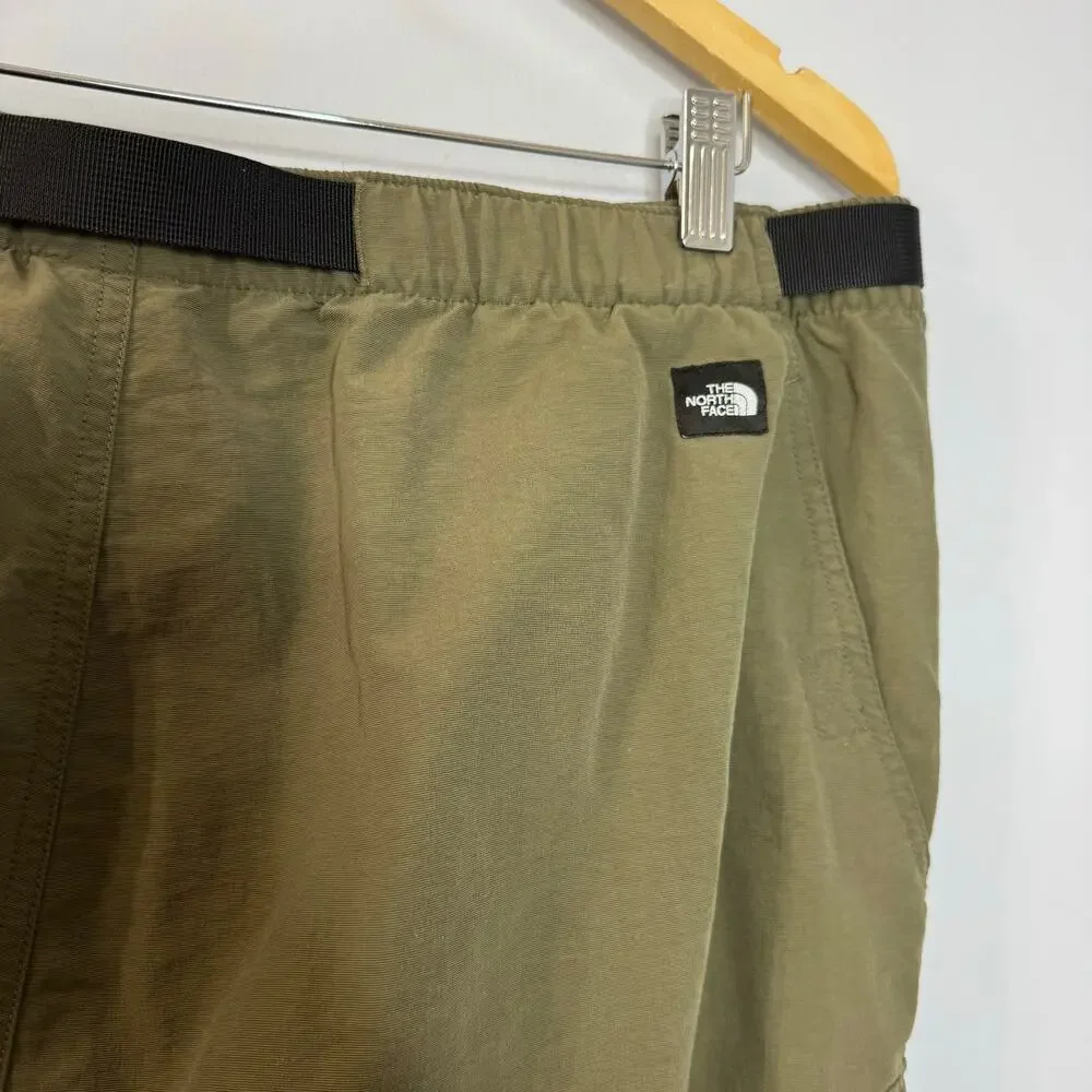 The North Face Mens Cargo Nylon Shorts Outdoor Hiking Belted Men's XL